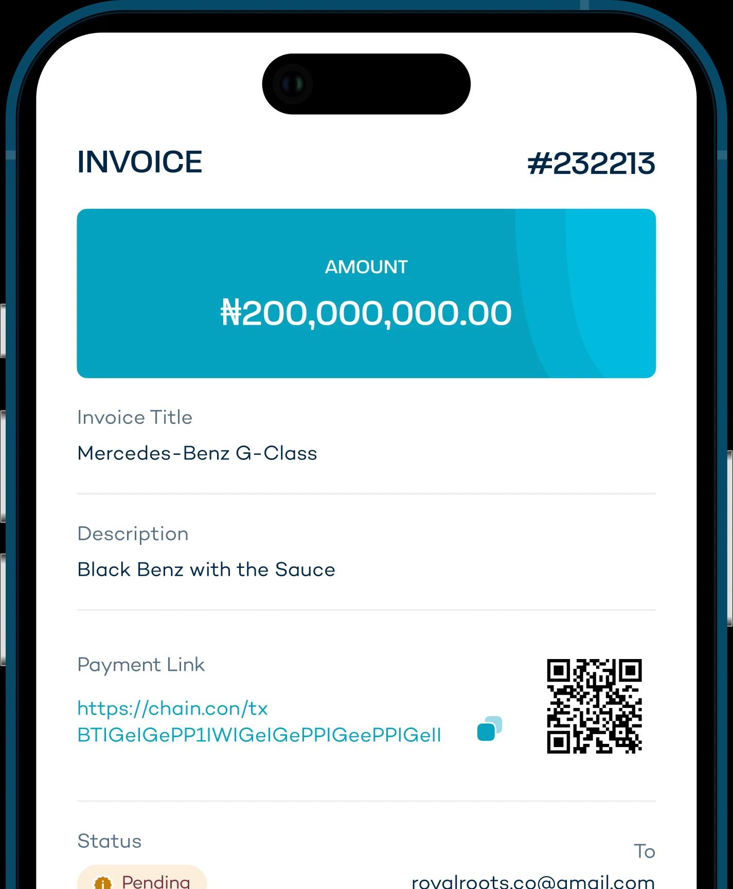 breet landing crypto invoice